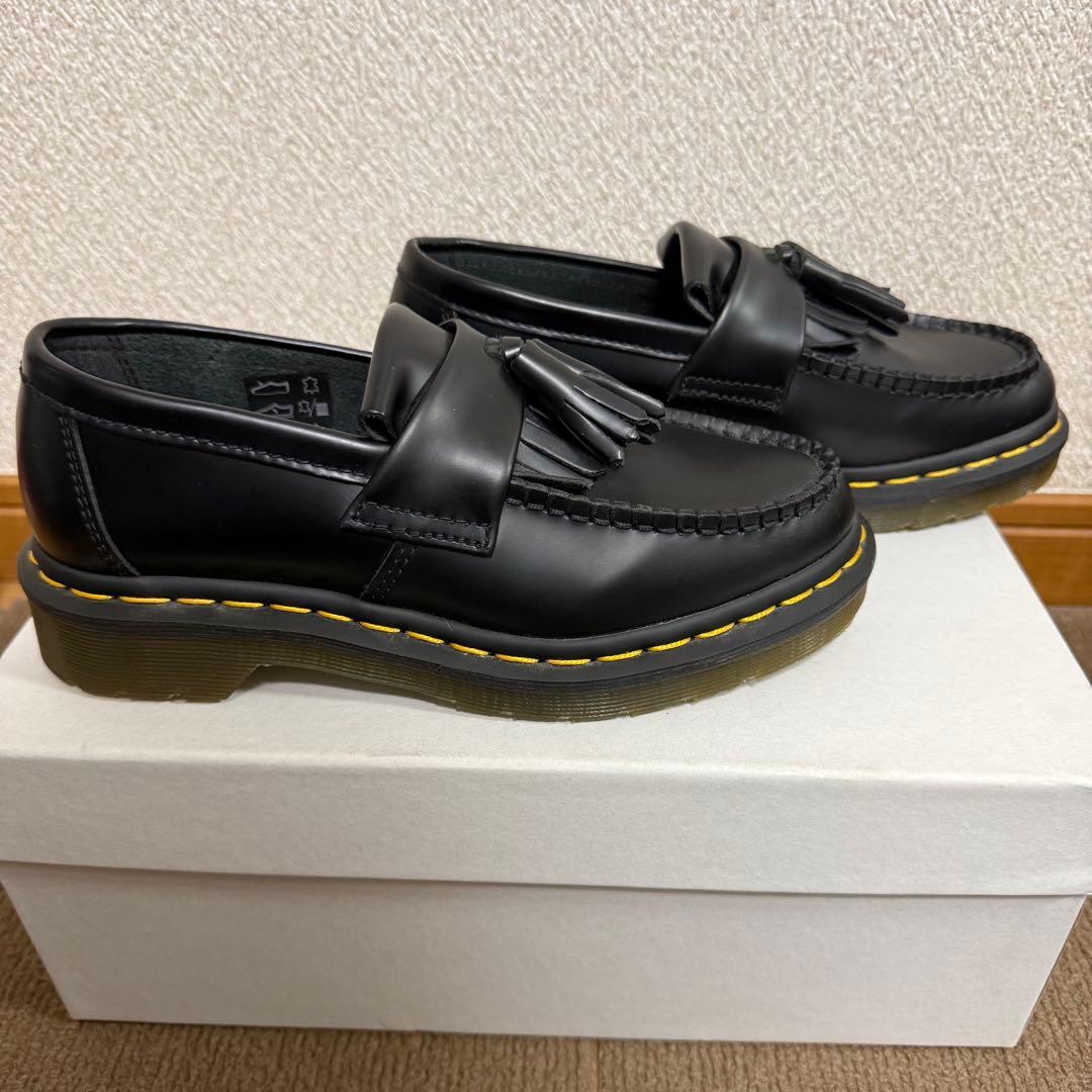 美品✨ドクターマーチン　ADRIAN ブラック　タッセルローファー22cm