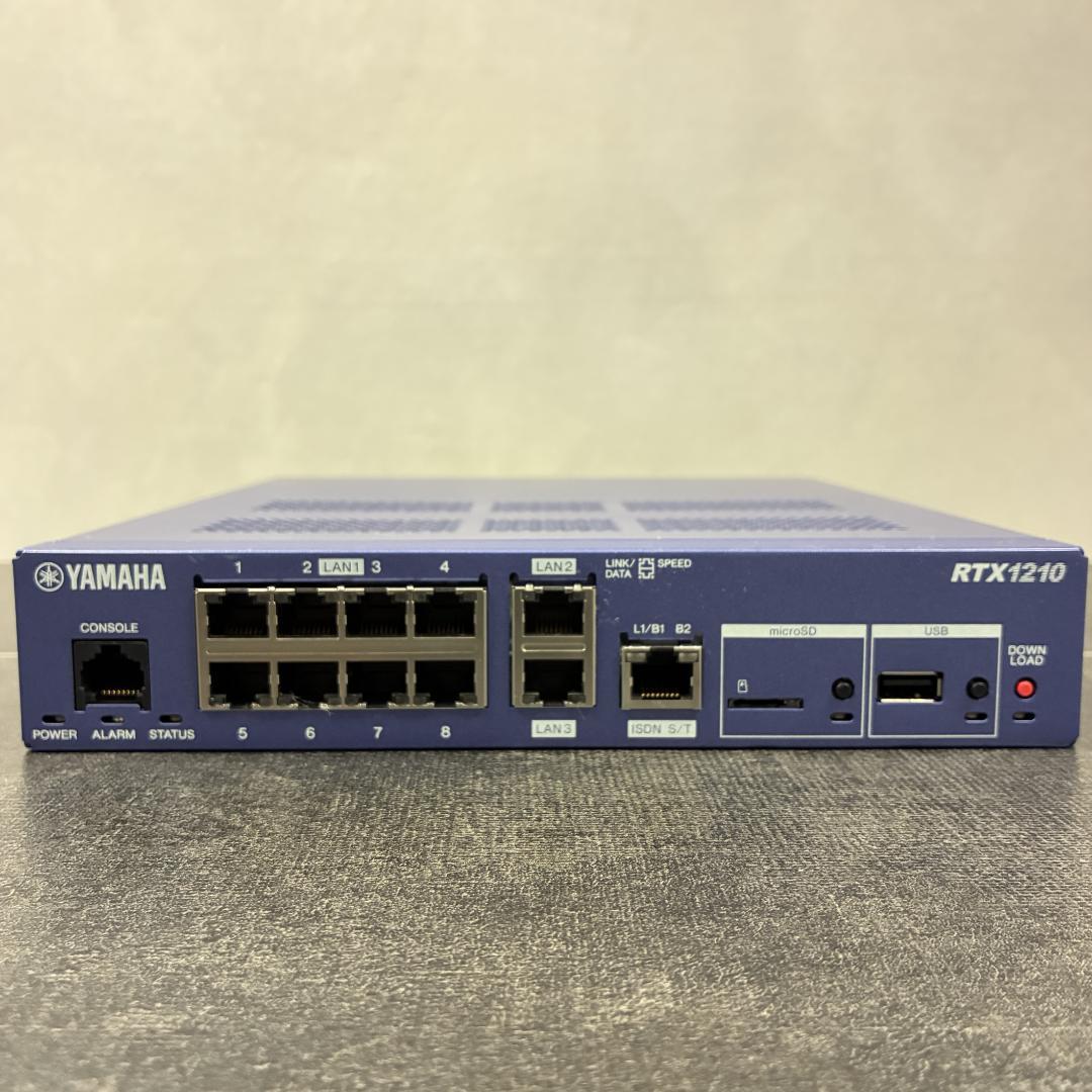 【中古美品】ヤマハ ギガアクセスVPNルーター RTX1210