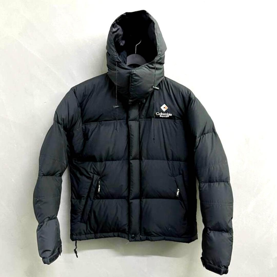 【美品】コロンビア　ダウン　ブラック　Lサイズ