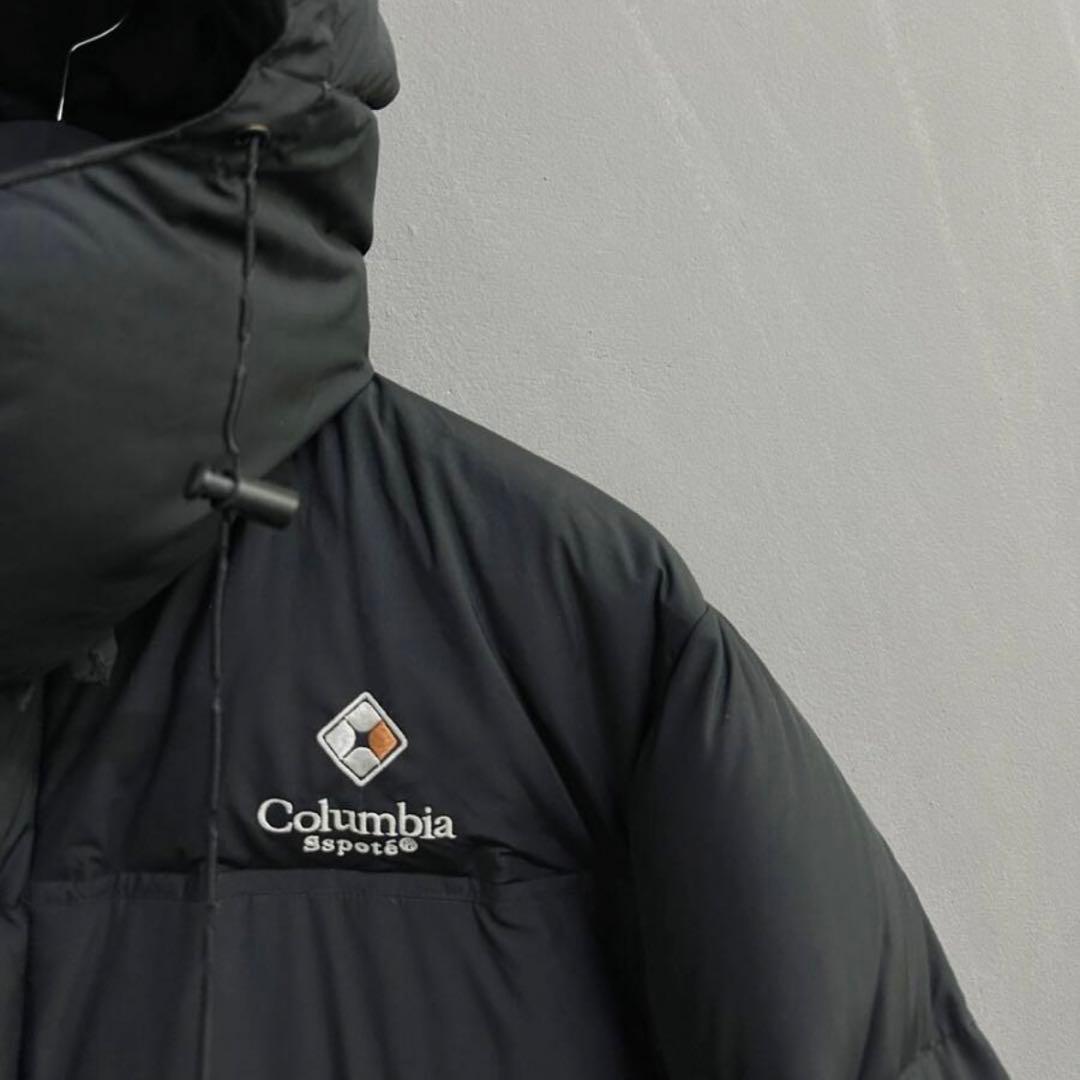 【美品】コロンビア　ダウン　ブラック　Lサイズ