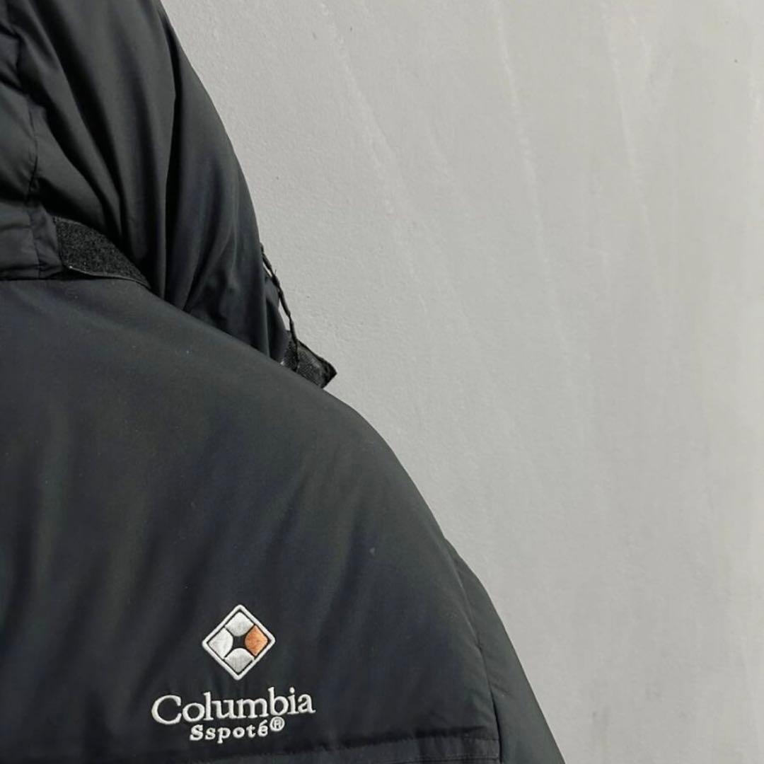 【美品】コロンビア　ダウン　ブラック　Lサイズ