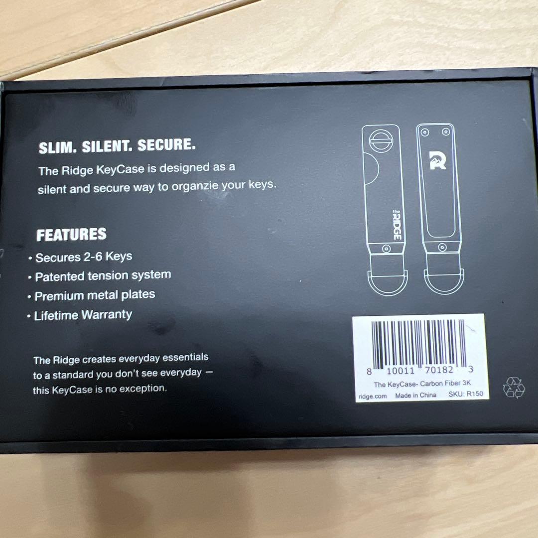 the RIDGE リッジ・キーケース カーボンファイバー