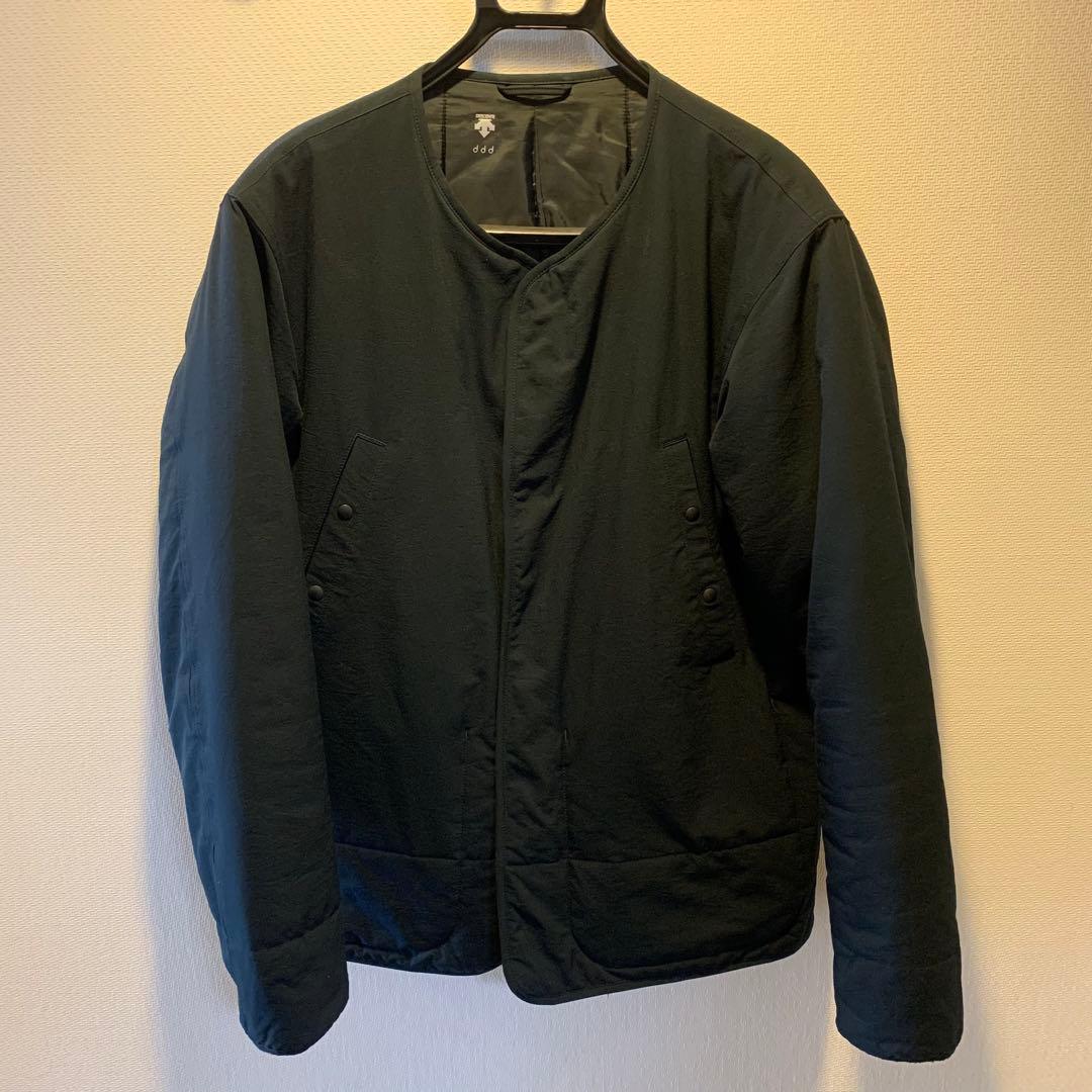 【※値下げ中】DESCENTE ddd ノーカラージャケット　ブラック