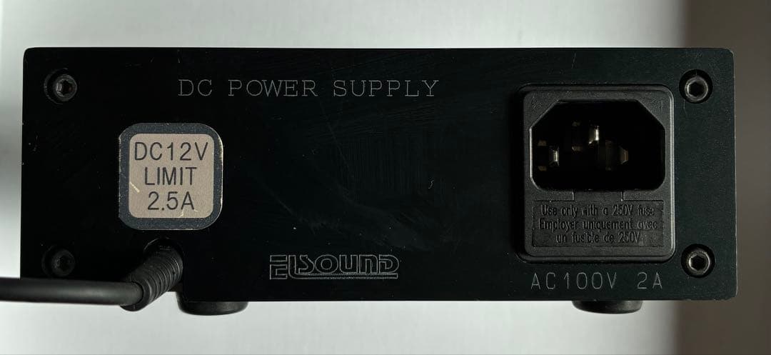 エルサウンド ELSOUND アナログ電源 12V 2.5A 動作確認済み