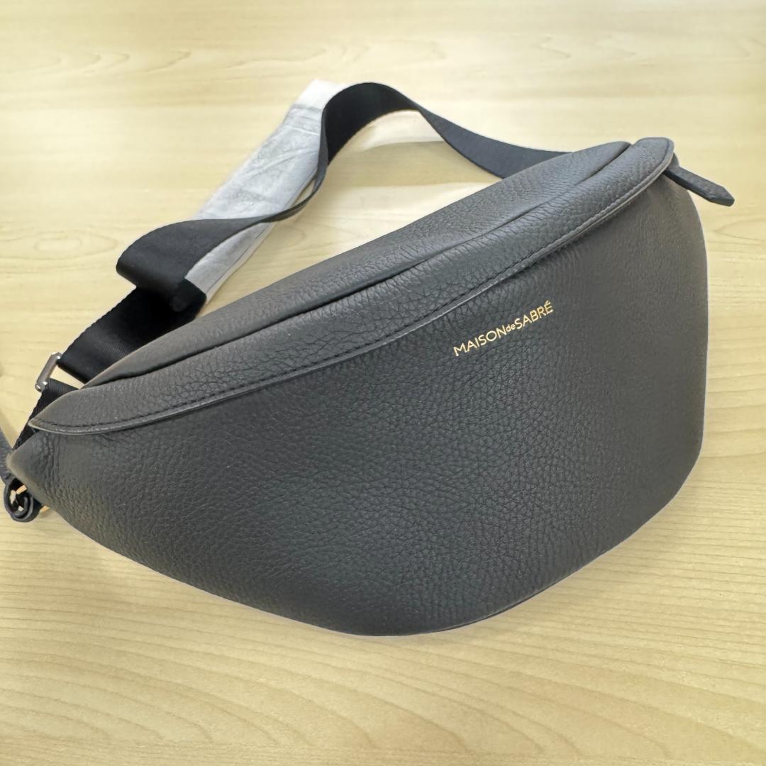 【未使用】 MAISON de SABRÉ ブラック ボディバッグ スリング