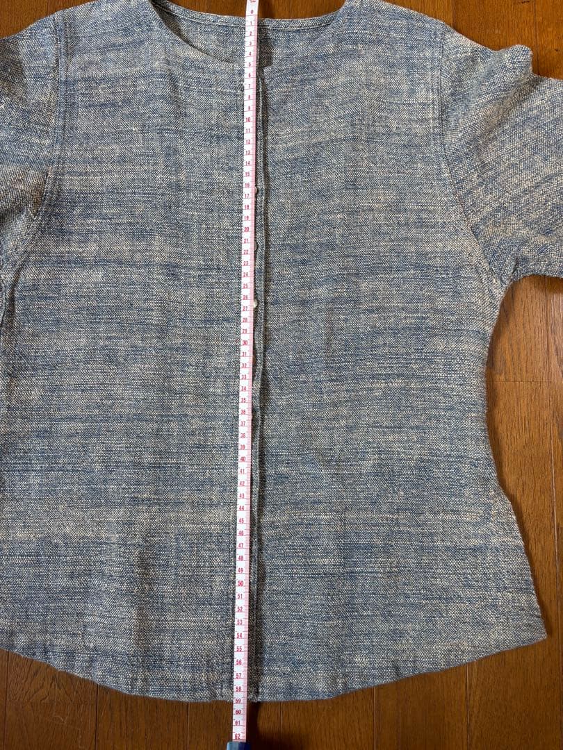 うさとの服　ウサト usaato トップス　シャツ　羽織り　上着　手織りコットン