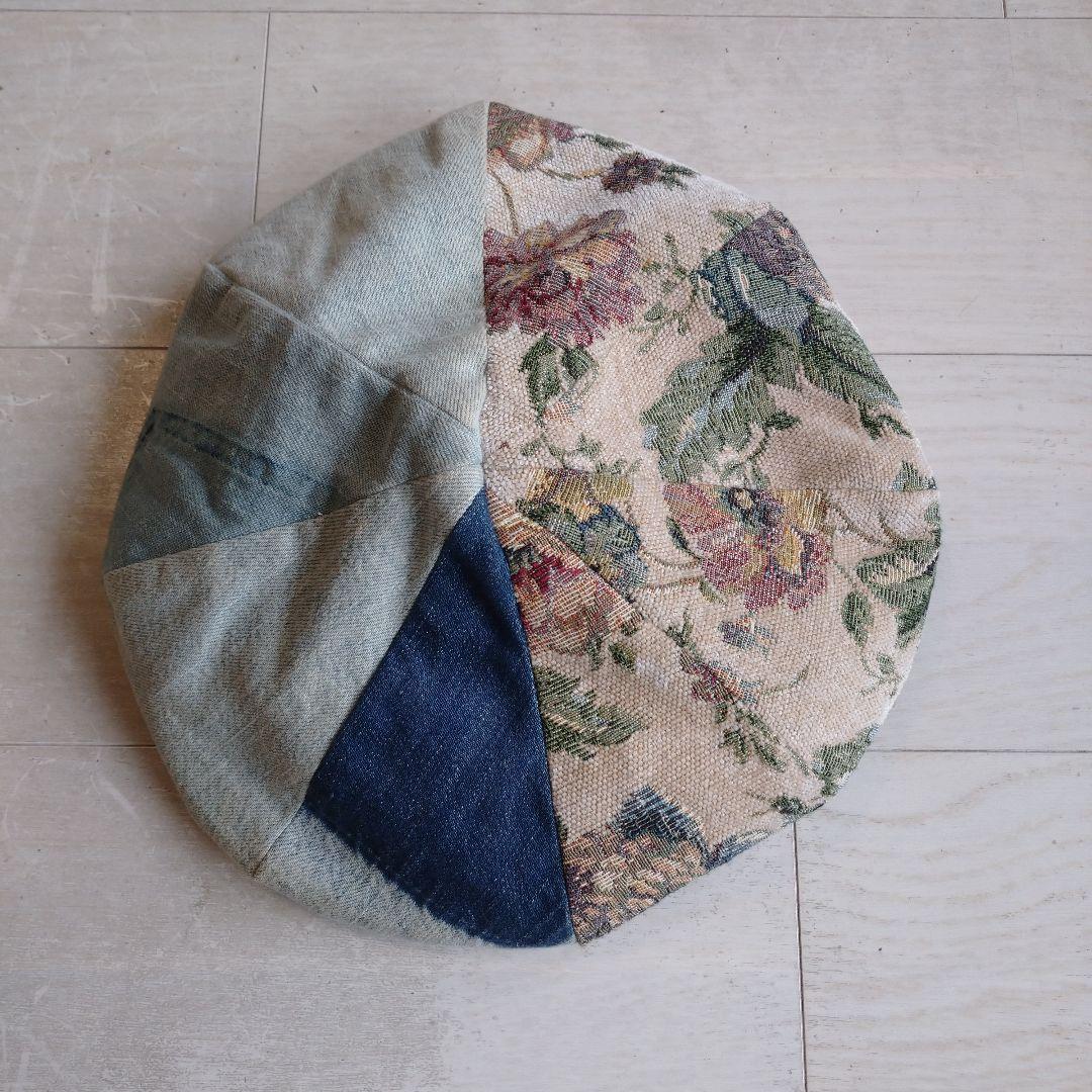 KAPITAL　ゴブラン織りデニム ベレー帽