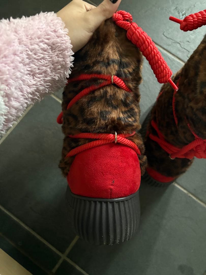 YELLO PAOTU FAUX FUR BOOTS Lサイズ