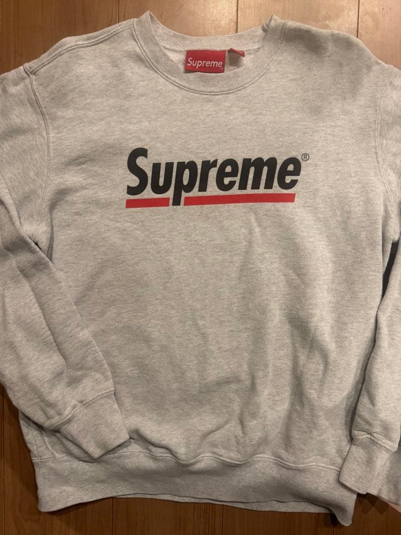 t*i様 Supreme Underline Crewneck