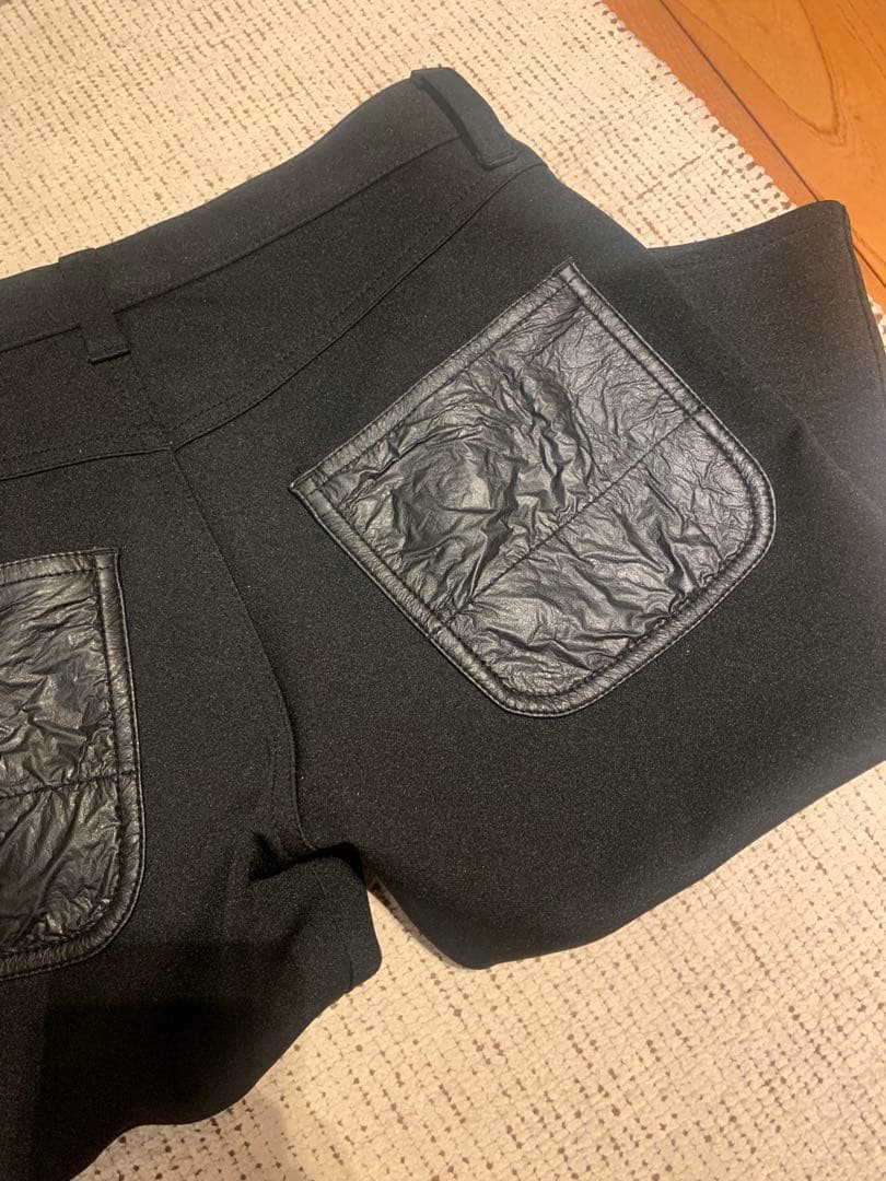 2009 aw Junya Watanabe レザーポケット ハーフパンツ