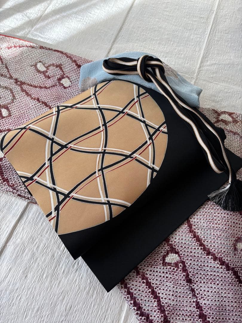 ❤️総絞り　疋田絞り唐草文様正絹トールサイズ　新品畳紙付き