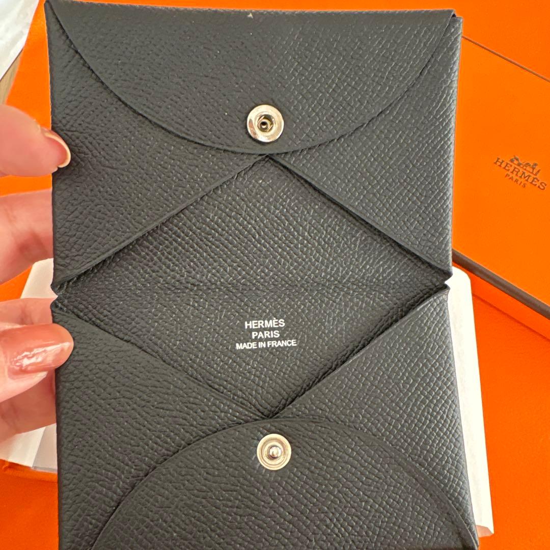 エルメス カルヴィ　名刺入れ　レディース　メンズ