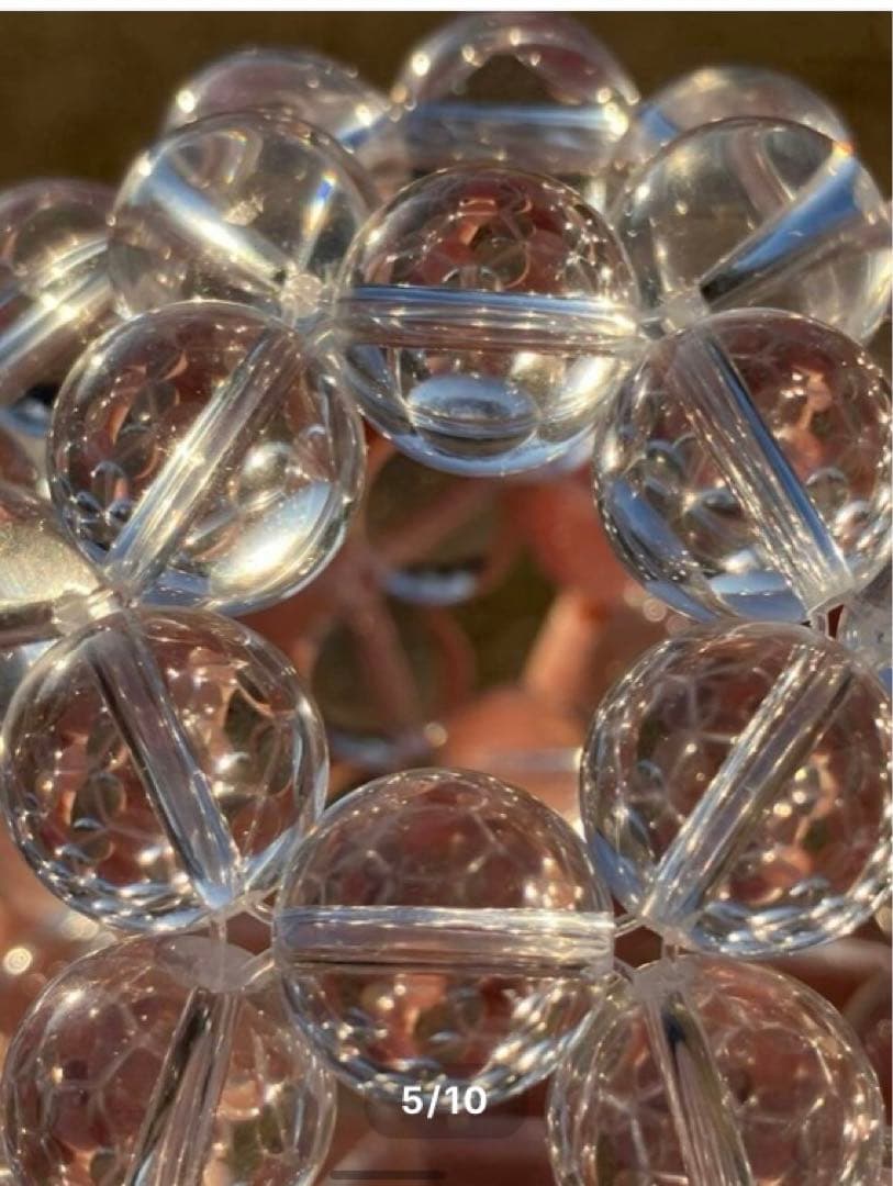 【お値下げ中です】神聖幾何学フラーレン 高品質水晶AAA 12mm玉