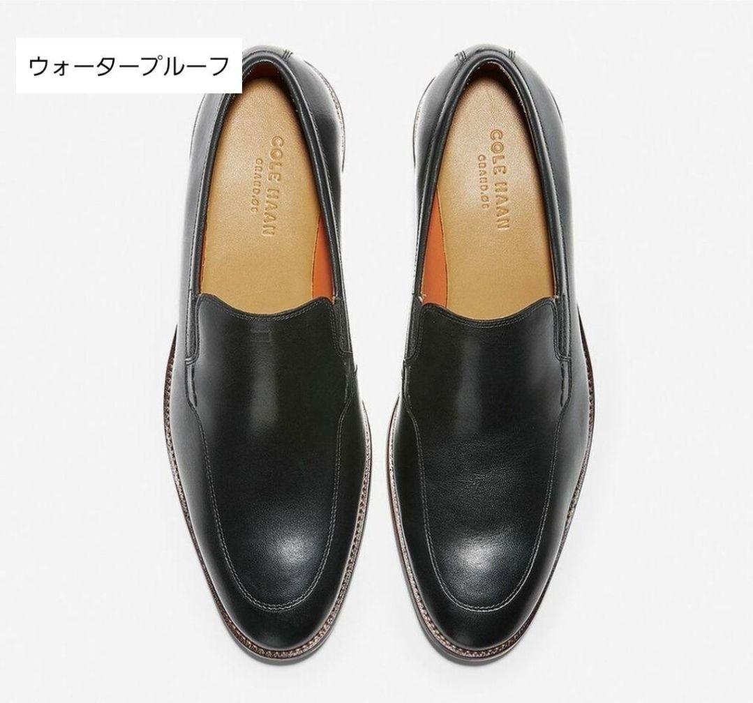 未使用　最高級　コールハーン レザースリッポン ローファー WP　27