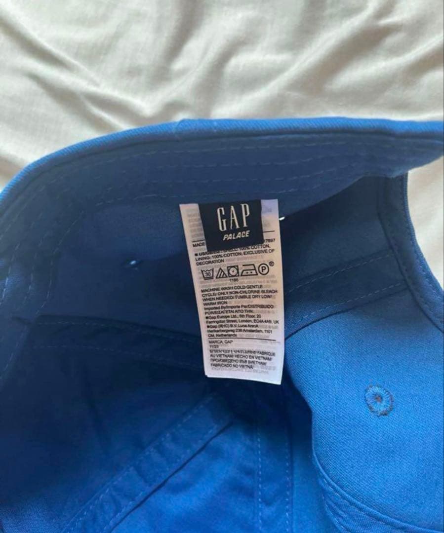 帽子 PALACE GAP 6-PANEL BLUE