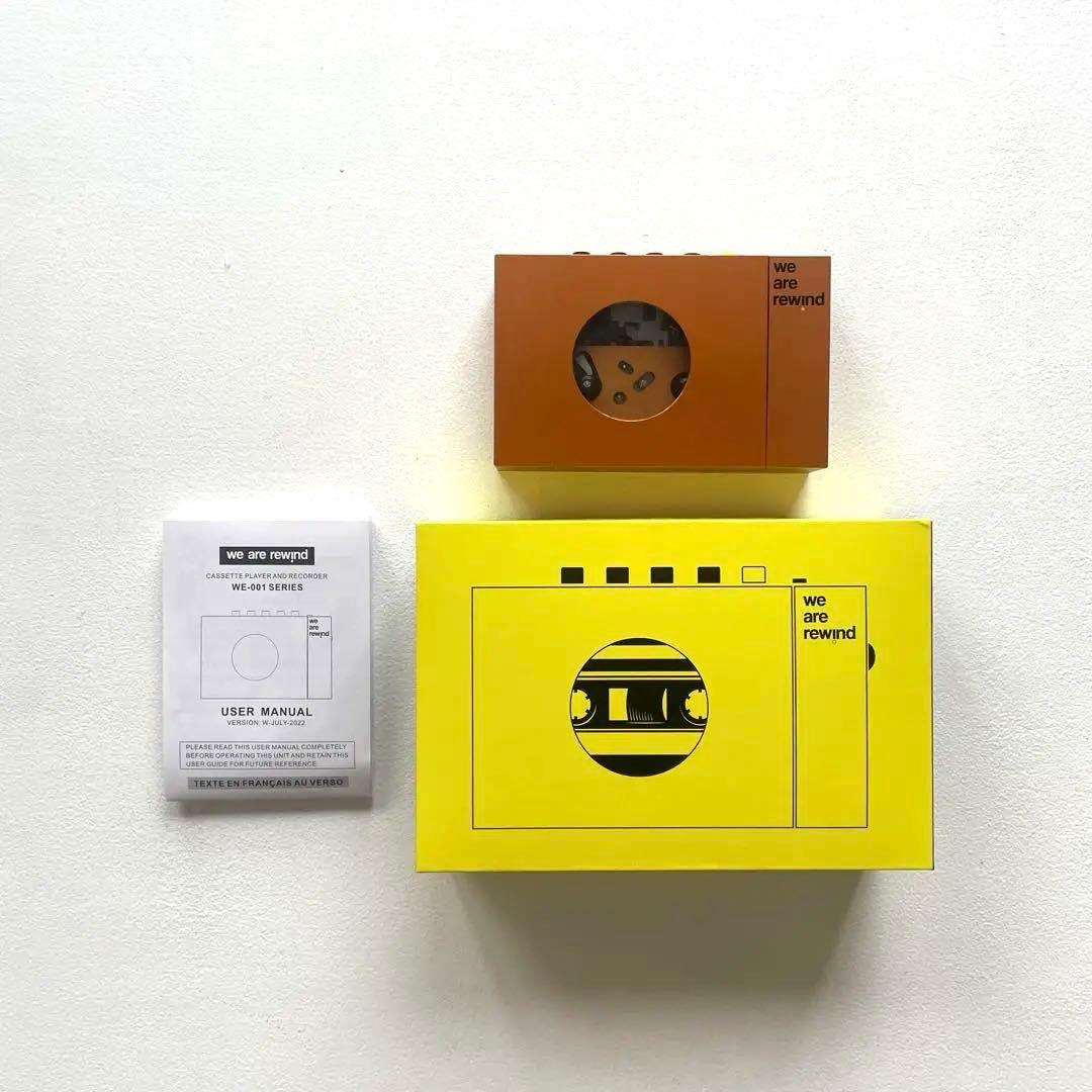 We are rewind カセットテーププレーヤー