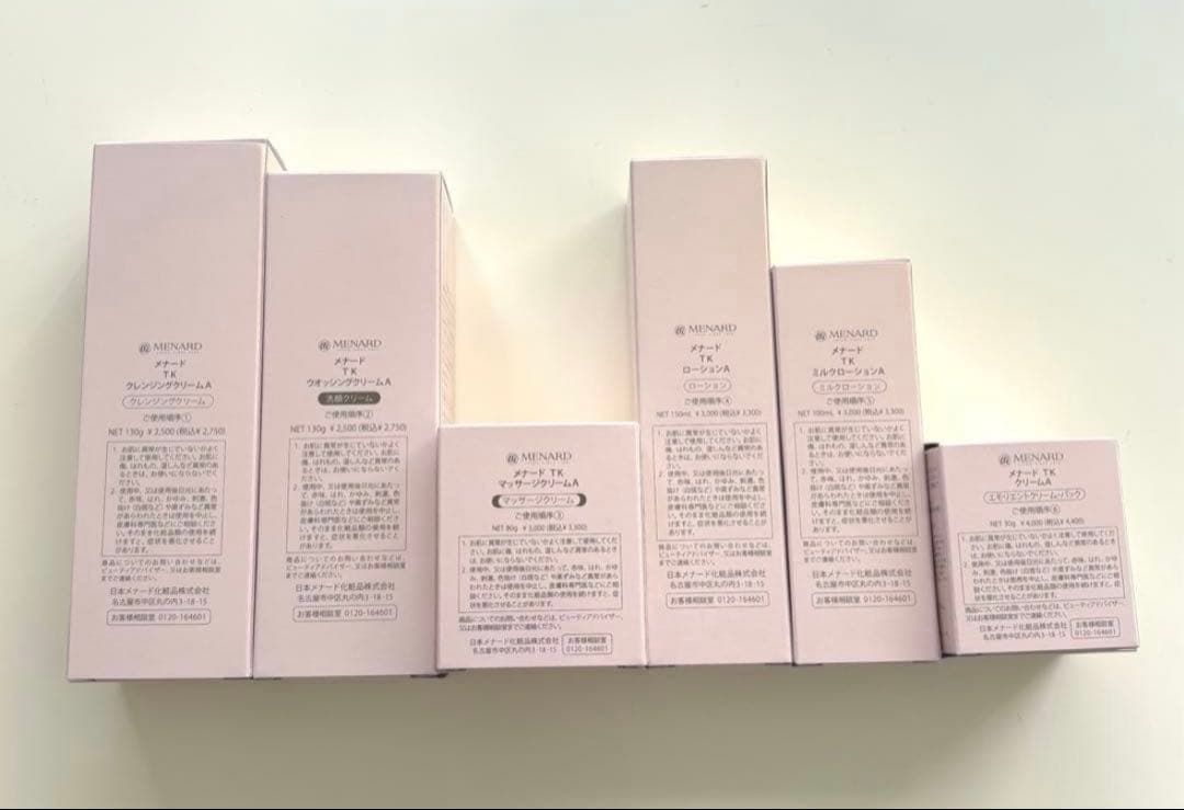 メナード 先行販売　新TK 6点フルセット ローション ミルク クリーム…