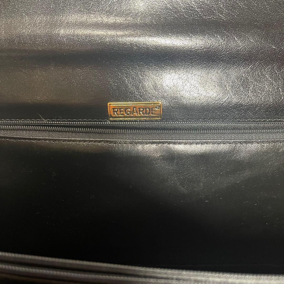 【激レア 本革】美品　REGARDE レガルデ ビジネスバッグ ダイヤル式