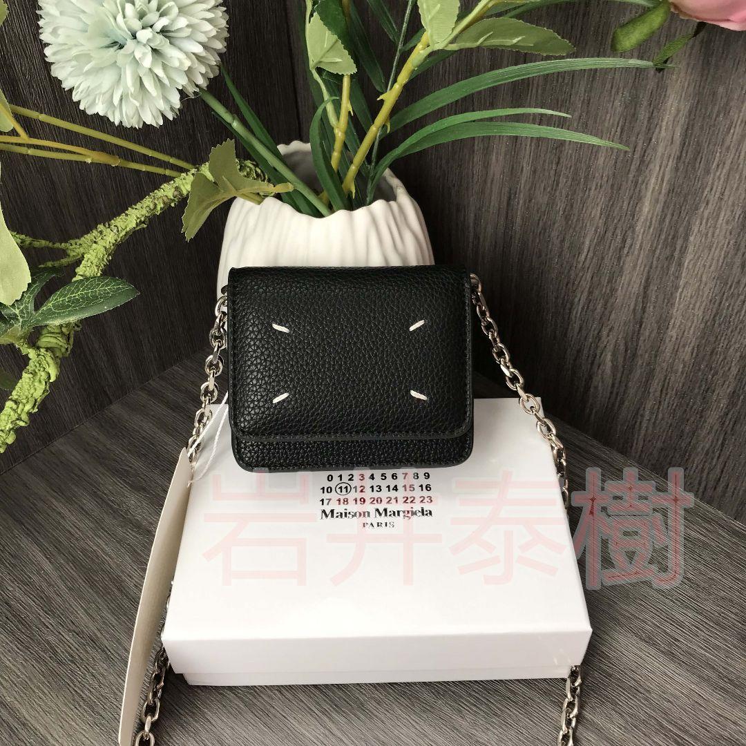 Maison Margiela二つ折り 財布レザー ステッチ