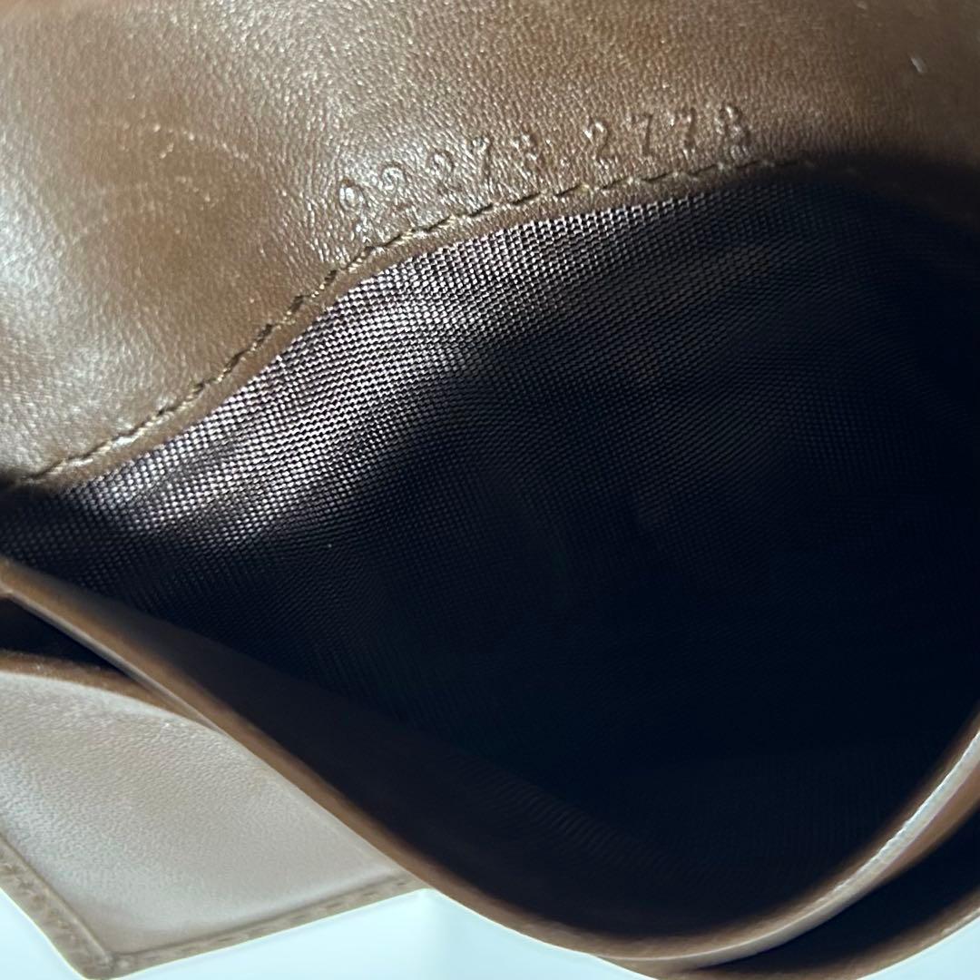 美品 GUCCI グッチ GG柄 キャンバス レザー カードケース 名刺入れ