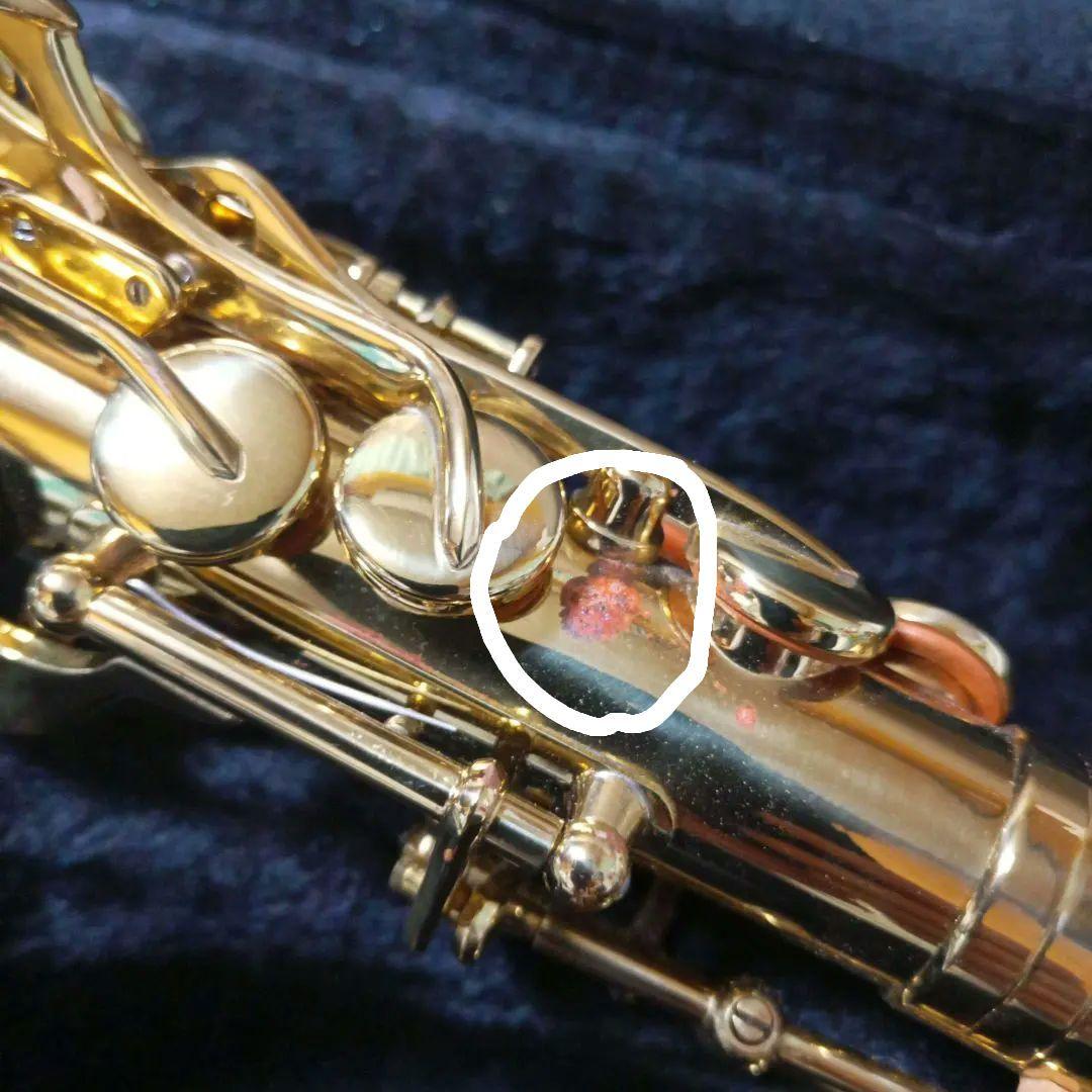 メーカー不明 アルトサックス本体 マウスピース ケース ミュート付き