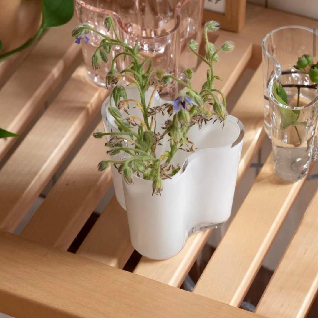 まもなく終了 イッタラ アアルトベース95mm ホワイト