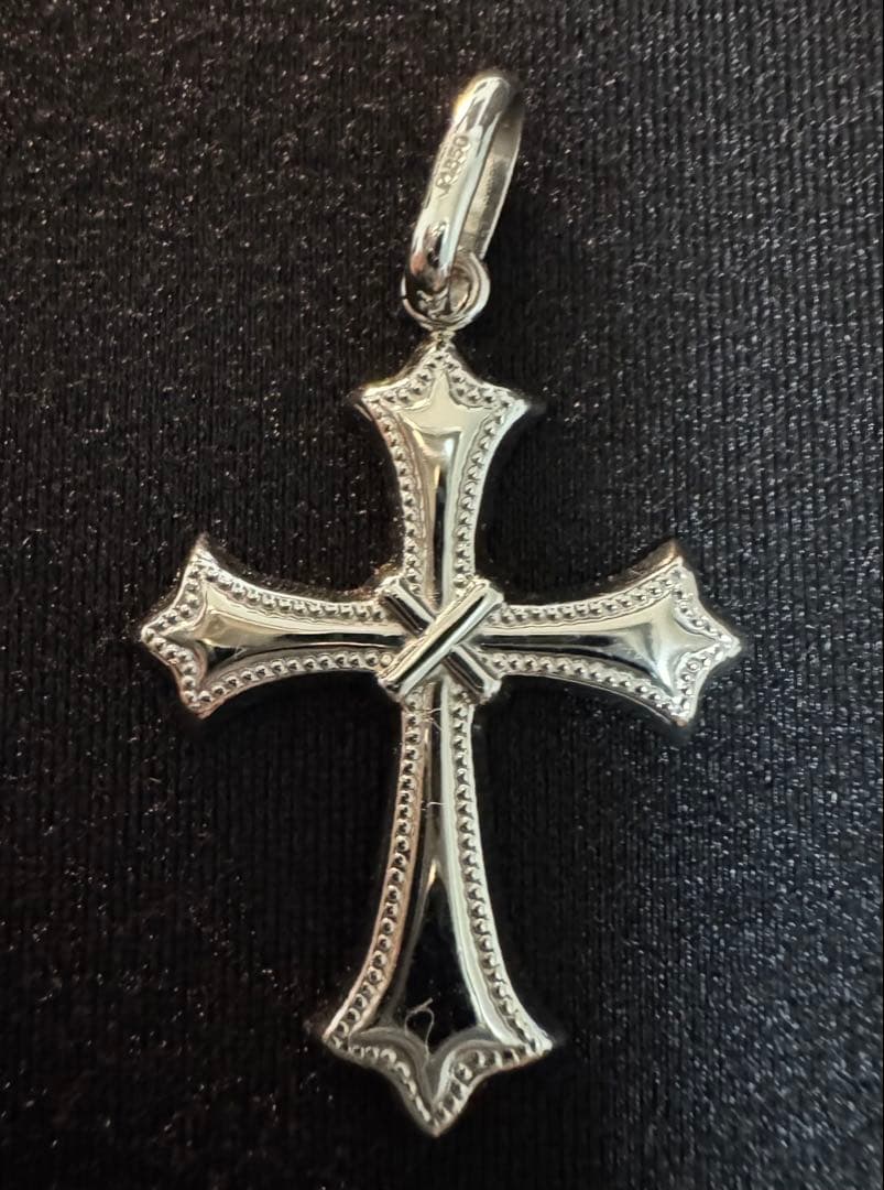 プラチナPT850クロス（十字架） ネックレストップペンダントヘッド トップのみ