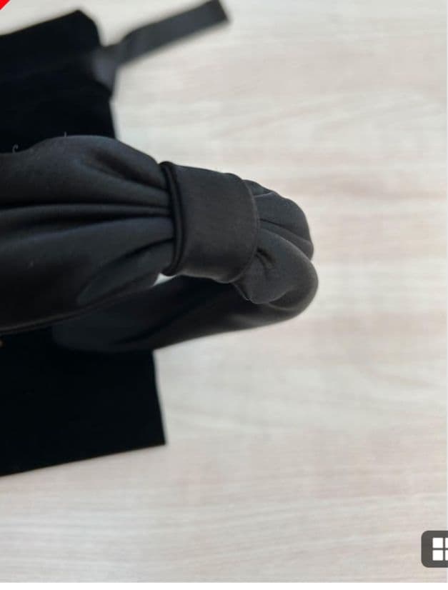 Alexandre de paris サテンリボンカチューシャ