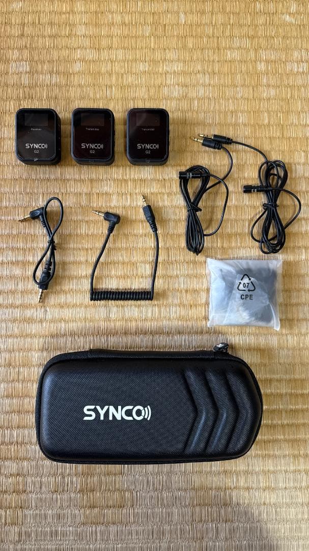 【使用数日のみ】Synco G2A2 ワイヤレスマイク