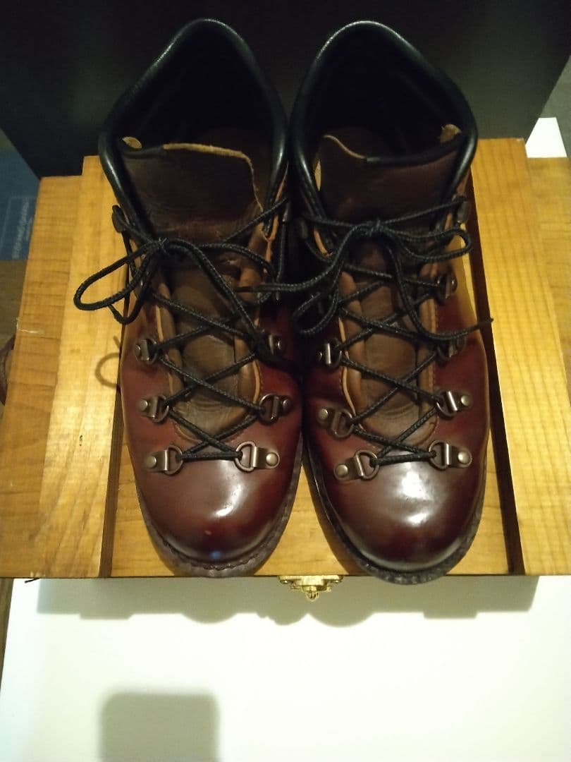 Danner ハイカットブーツ ダークブラウン 木箱付きコードバン