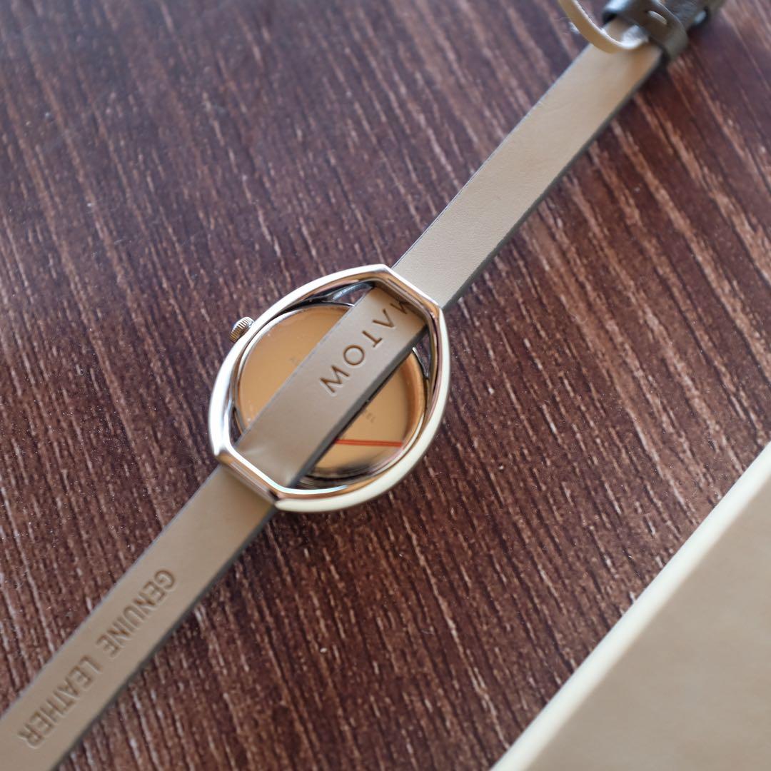 【美品】MATOW マトウ 腕時計 Shiki 白亜 ソーラー電池