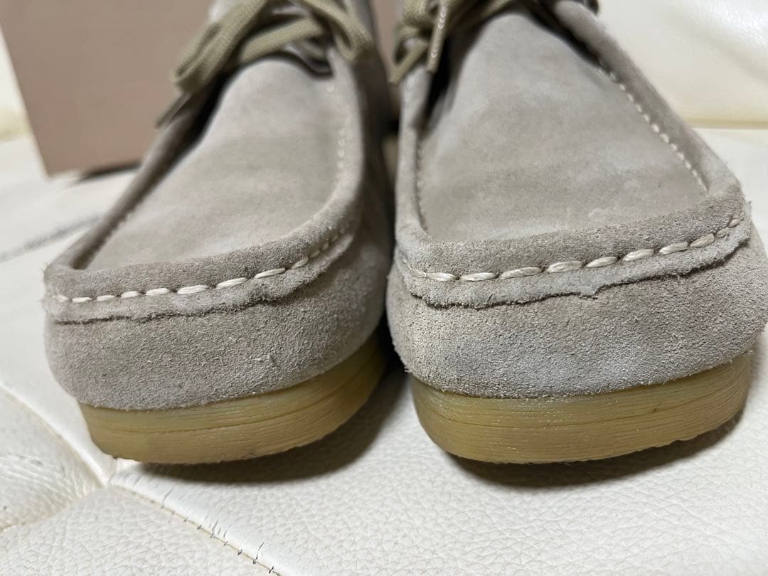 Clarks collection ワラビーブーツ ベージュスエード UK9.5