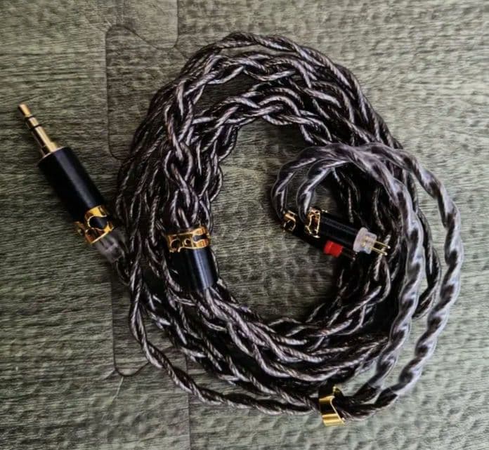 JSHifi 2pin3.5mm イヤホンケーブル 約1.2m