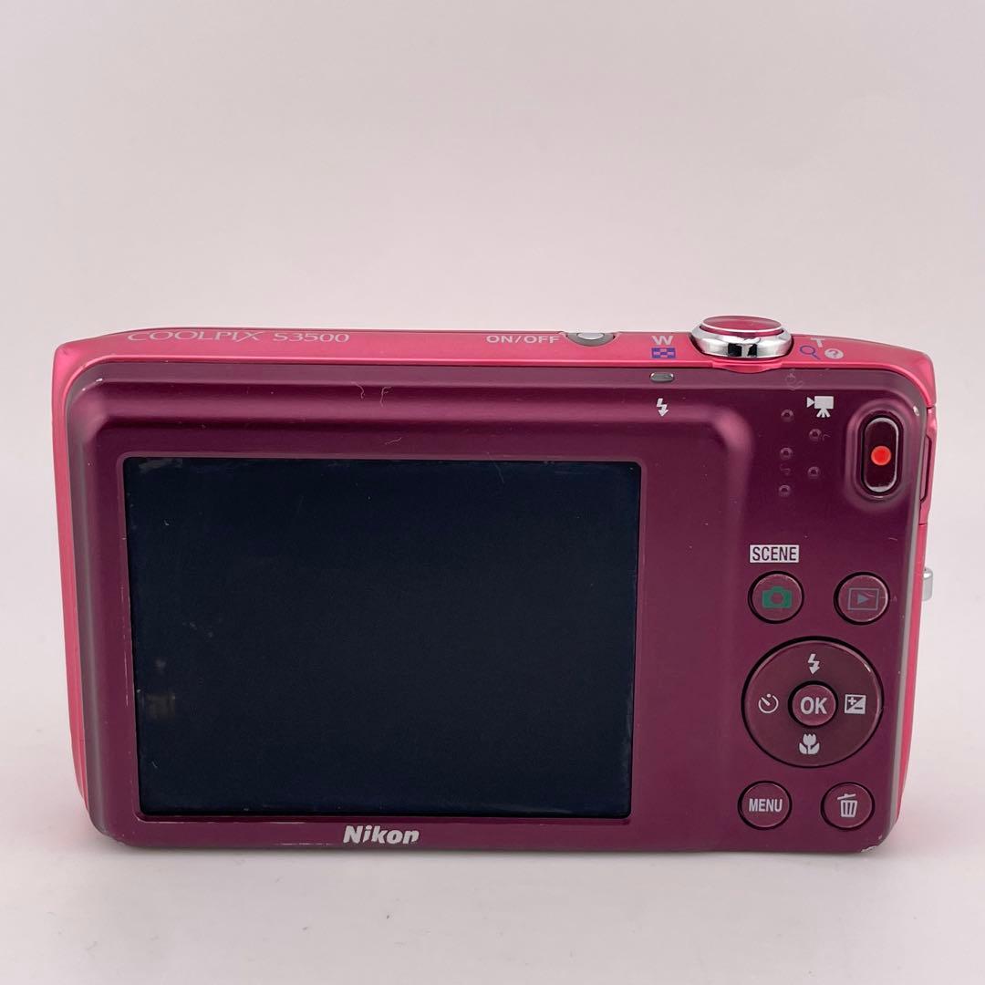 実写美⭕️【動作確認済】Nikon COOLPIX S3500 ピンク