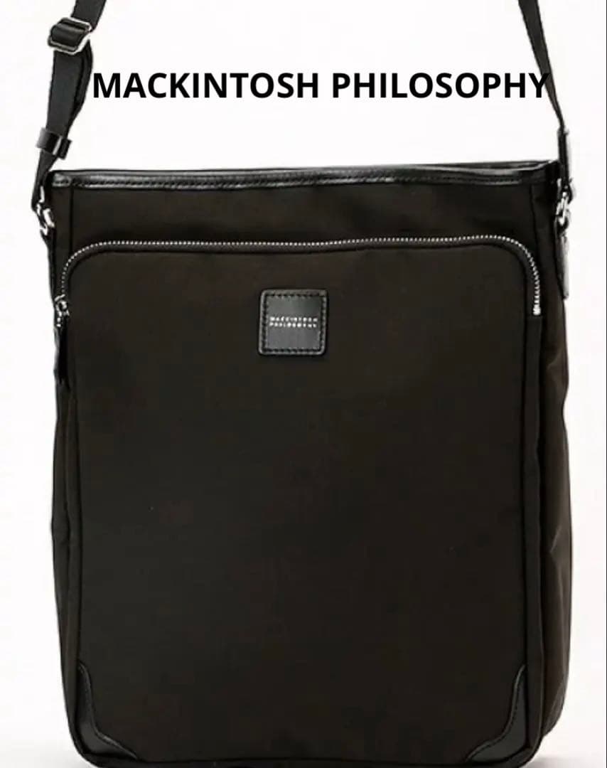 未使用品MACKINTOSH PHILOSOPHYブラック　ショルダー通勤バック