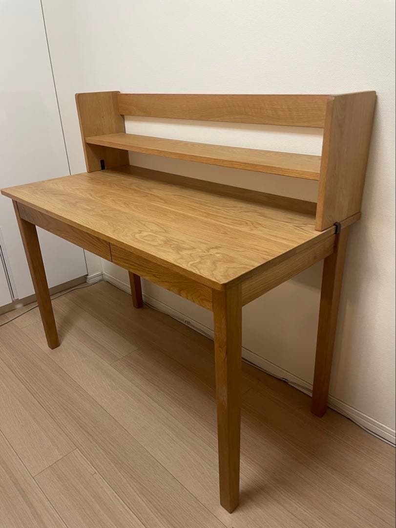 無印良品 木製デスク・上置き