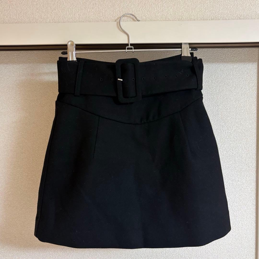 Darich シェイプラインベルトミニスカート