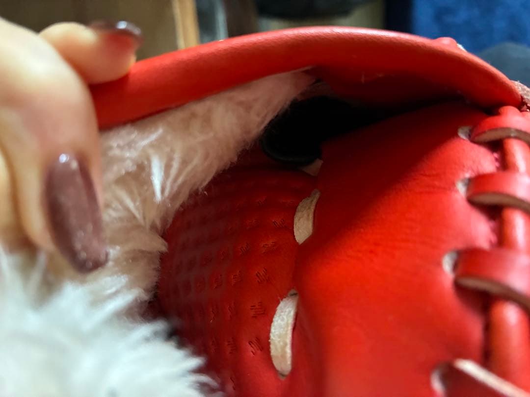 Mizuno Global Elite 軟式グローブ レッド　右利き