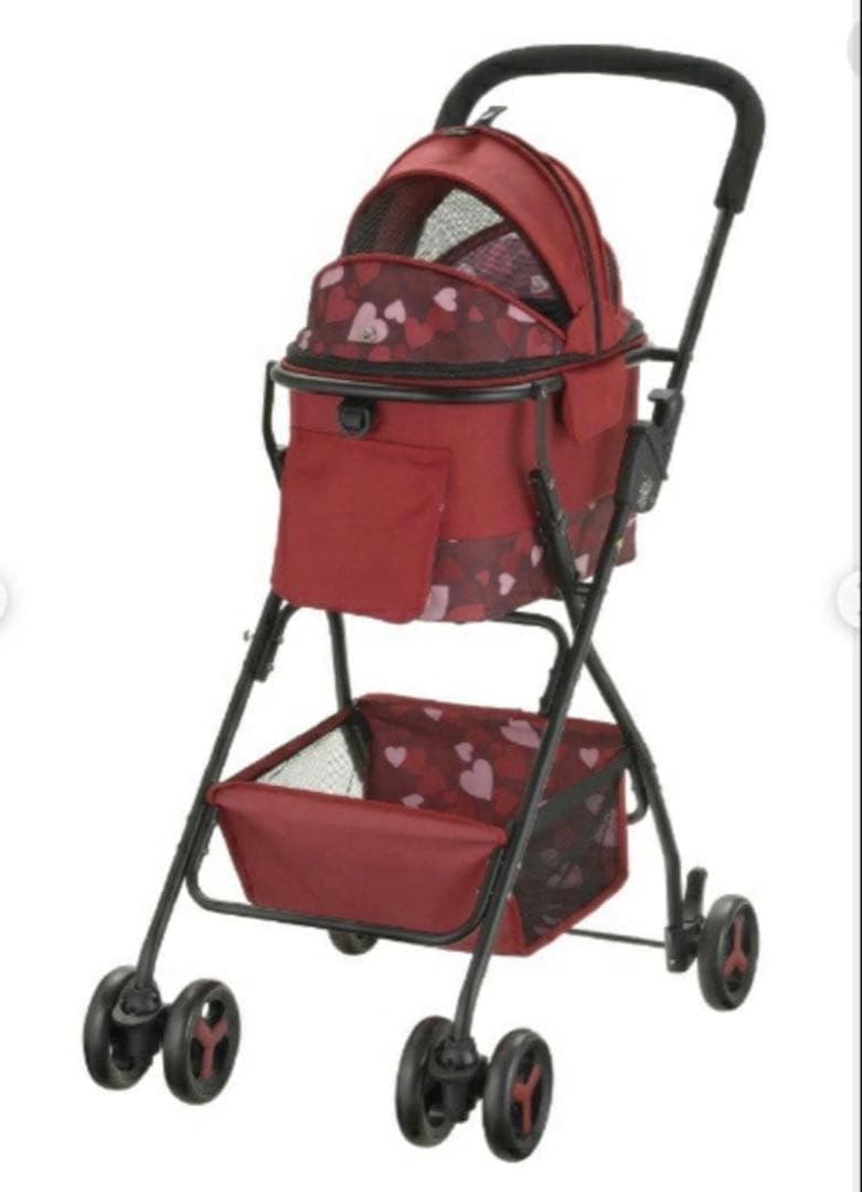 軽量　Richellペットカート ミニモ　リッチェル　レッド　犬　バギー　新品