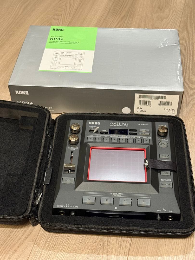 KORG KP3+ サンプラー