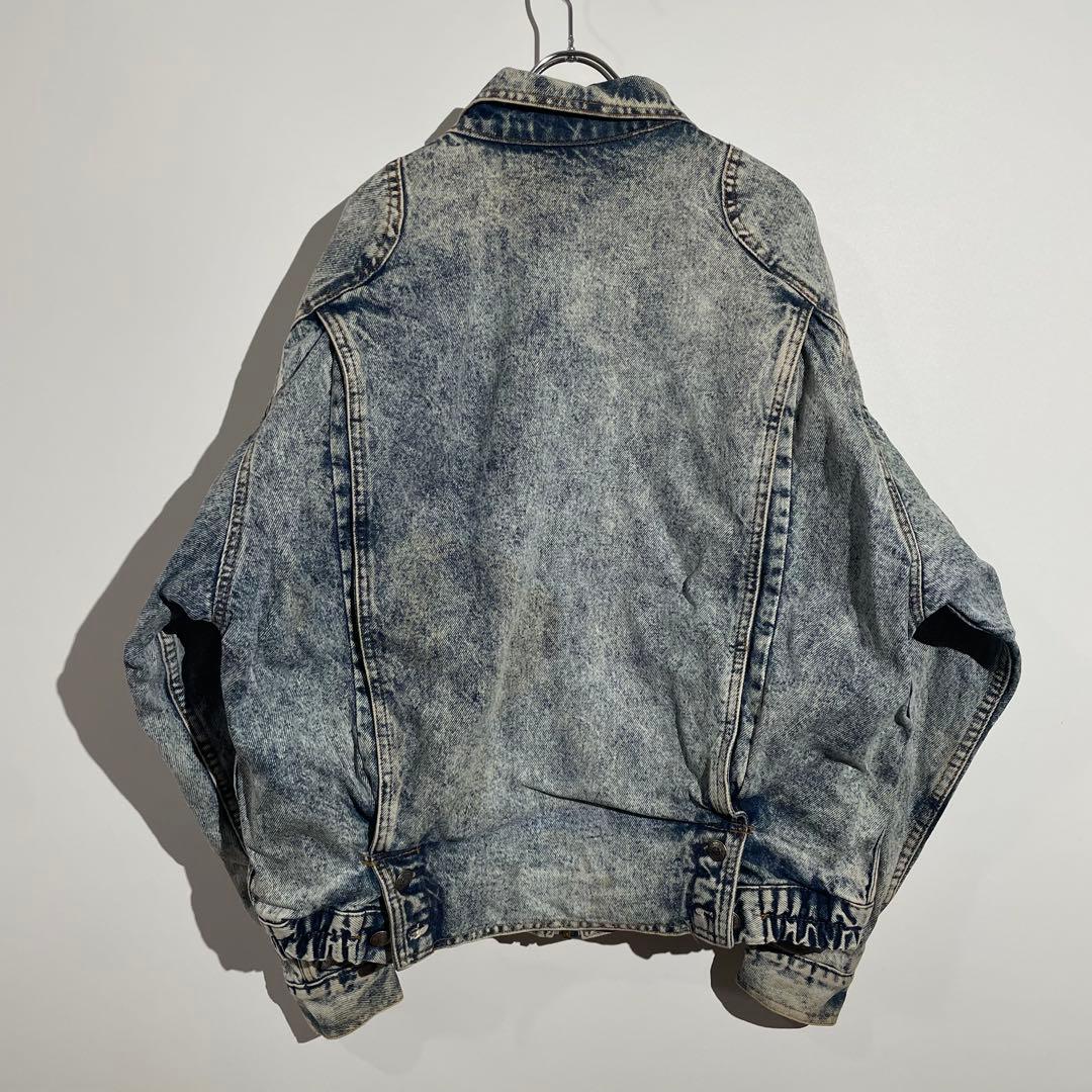 90s Levi's 75074 デニムジャケット　ケミカルウォッシュ　USA製