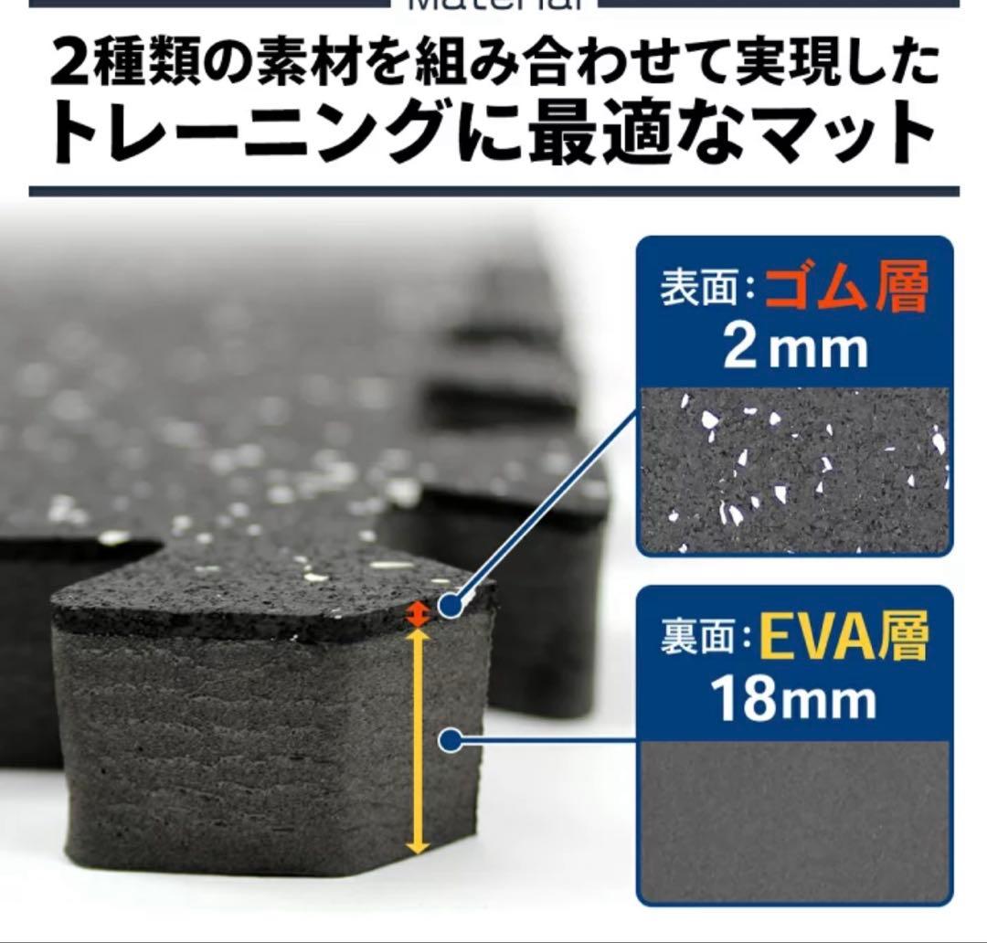 最終お値下げ　フロアマット 厚さ2cm ジョイントマット 60×60cm 16枚