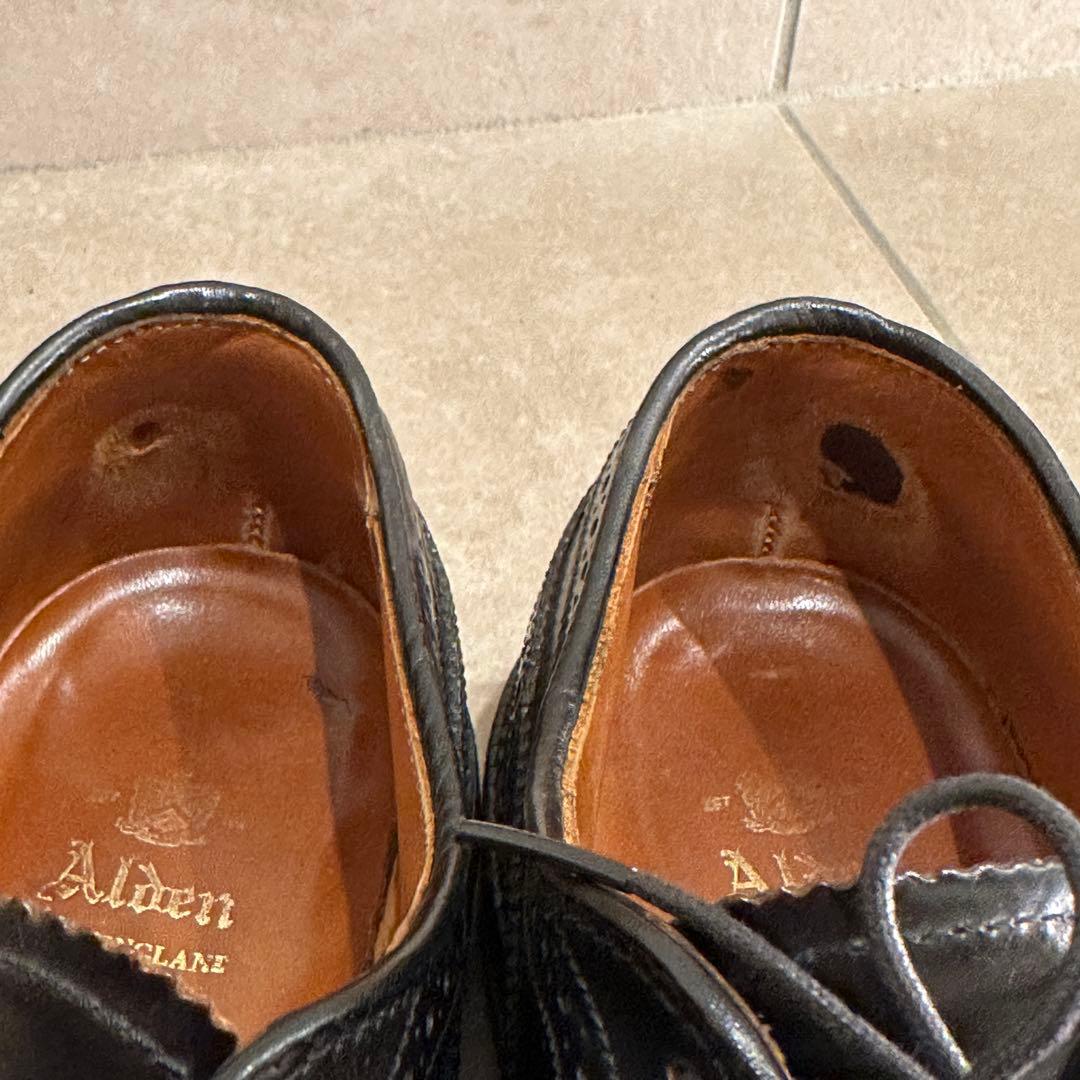 オールデン　コードバン　#9751　7 1/2　ブラック　シューツリー、袋付