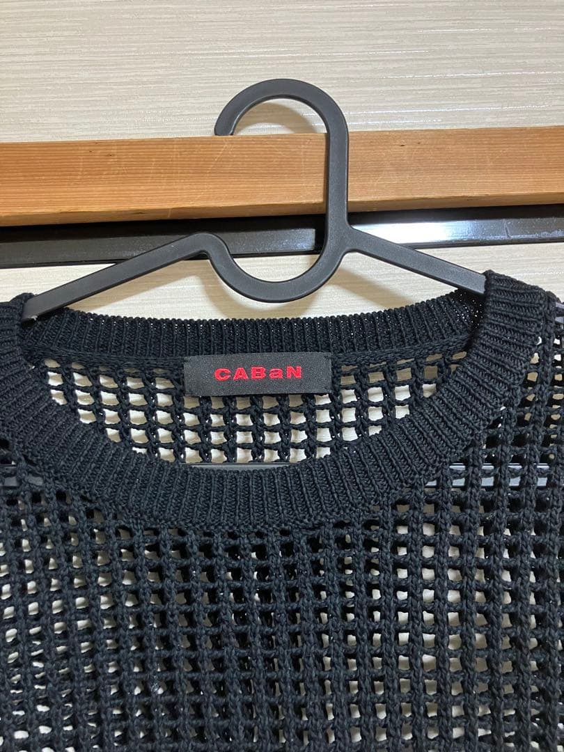 CABaN 25ss コットンメッシュ ニット TOMORROWLAND