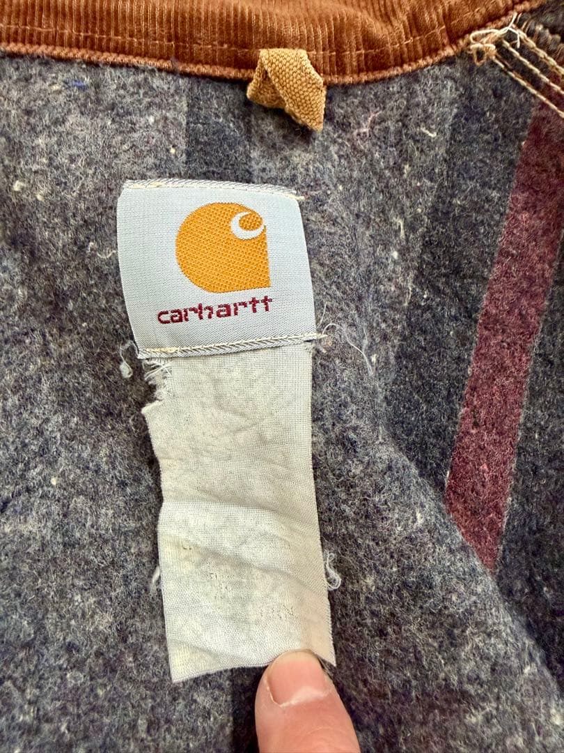 スペシャル 80s 星タグ アメリカ製 カーハート チョアコート L ブラウン