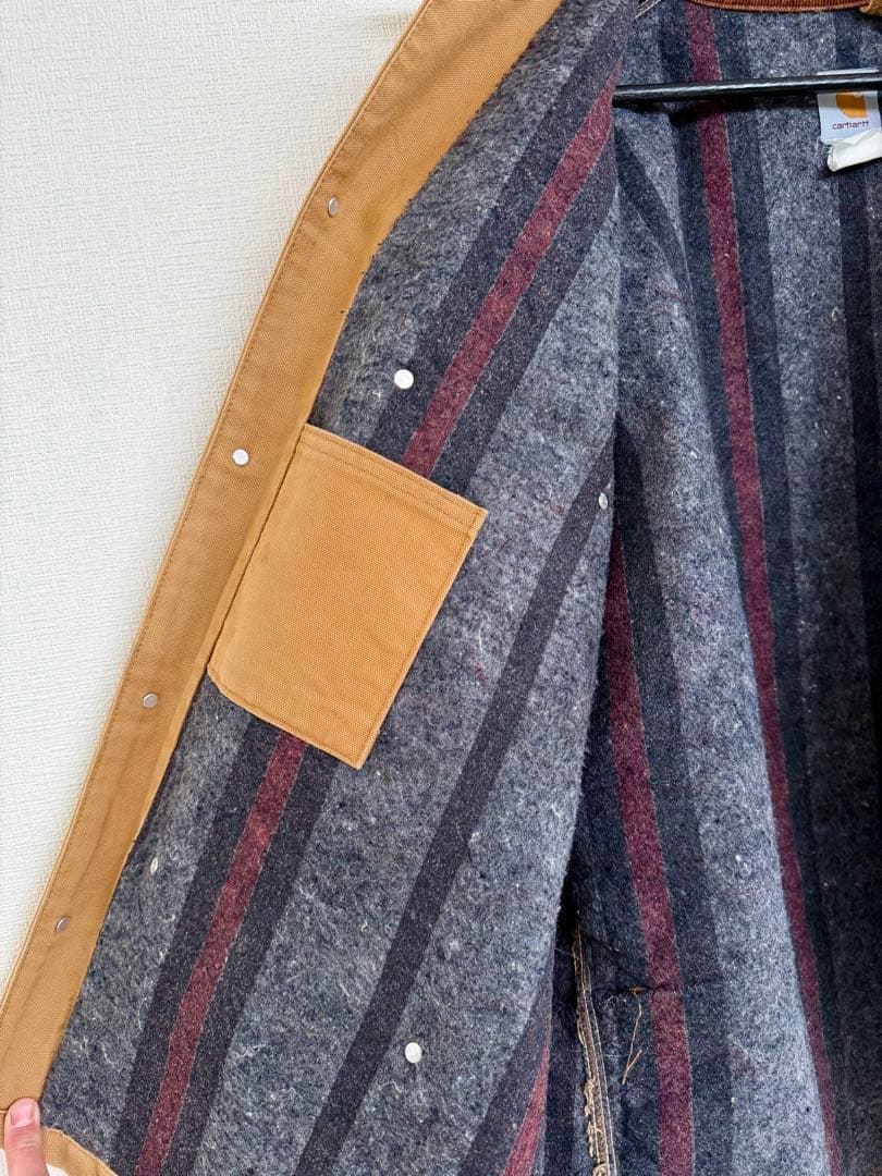 スペシャル 80s 星タグ アメリカ製 カーハート チョアコート L ブラウン