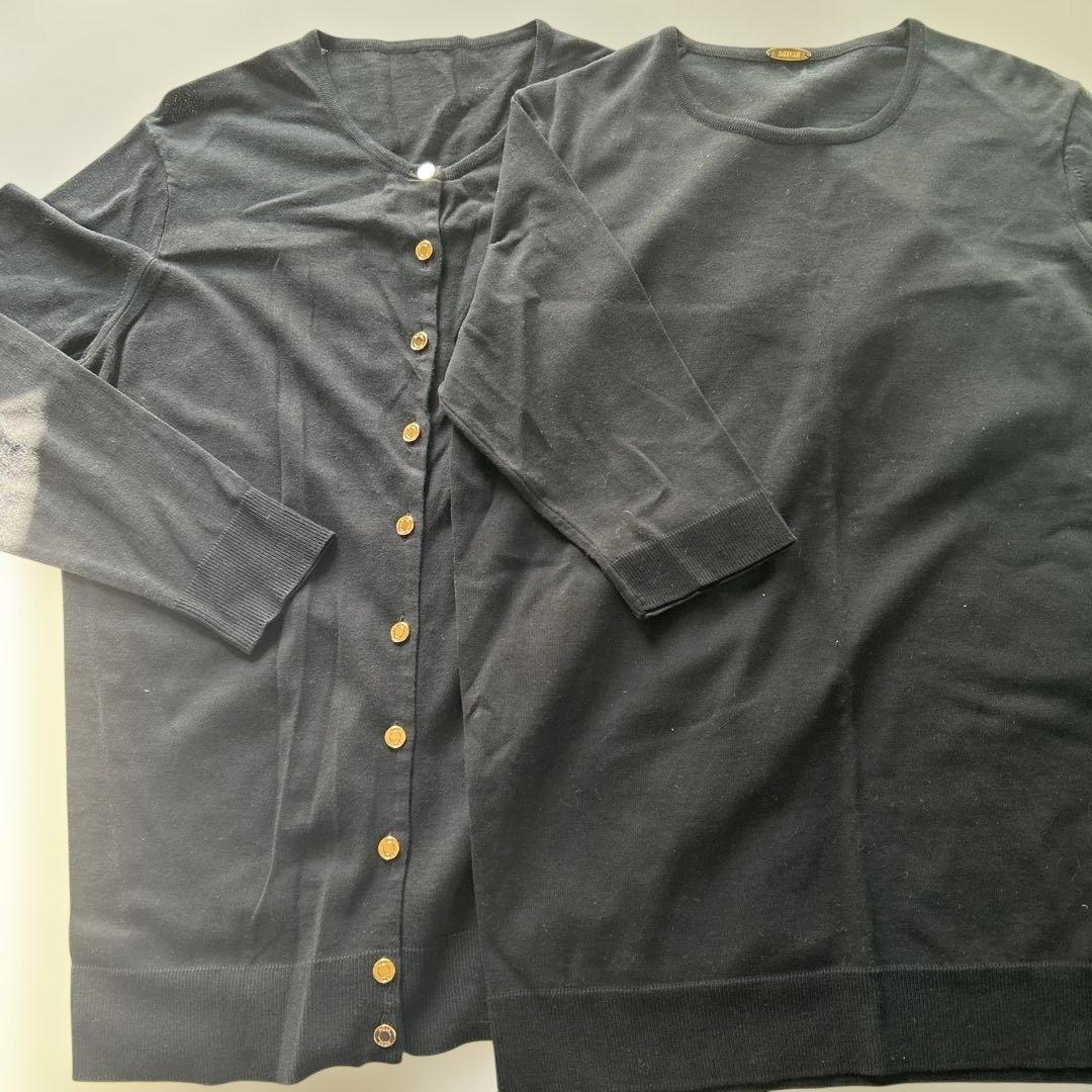 ドゥーズィエムクラス FF30 GIZA カーディガン & トップス 2点セット