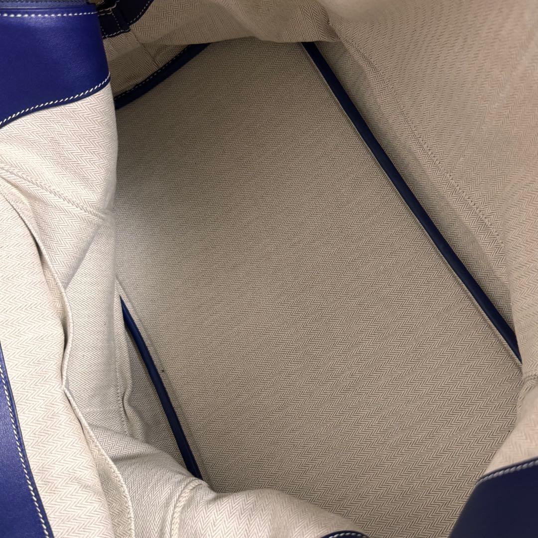 レオ太郎　HERMES エルメス　ボリードリラックス45 ネイビー　ブルー