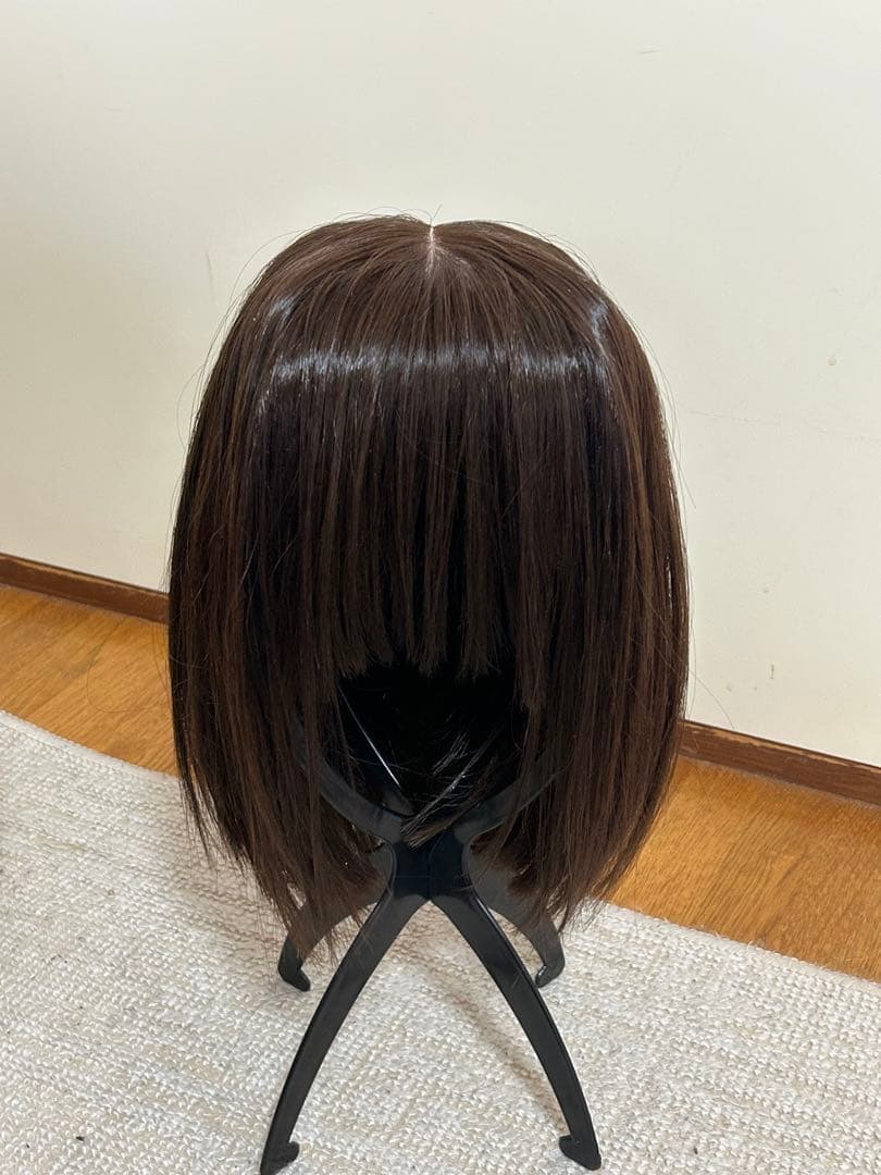 フルウィッグ　ショート　セミロング 人毛100% Lサイズ 医療用