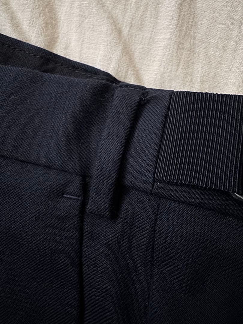 DRIES VAN NOTEN ネイビー スラックス サイズ48